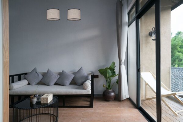Longue lampe à suspendre Tissu Noir Beige E27 50 cm 2-flmg