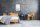 Suspension Tissu Noir Beige E27 L:22 cm 2-flmg