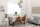 Tissu Lampe à suspendre anti-éblouissement Noir Beige E27 Ø45 cm rond