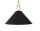 Suspension noire bois métal Ø26 cm E27 cosy