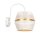 Applique murale de style Métal Blanc Or H:25 cm E27