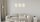 Suspension métal blanc or E27 70 cm long 3-flamme