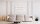 Suspension métal blanc or E27 70 cm long 3-flamme