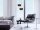 Lampe à suspendre noir blanc or métal 2flmg L:40 cm E27