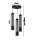 Suspension décorative métal GU10 Ø35 cm rond noir
