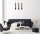 Suspension décorative métal GU10 55 cm de long noir