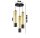 Lampe à suspendre métal GU10 Ø35 cm noir or 3 flammes