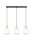 Lampe à suspendre chaleureuse Noir Blanc Métal Bois E27 66 cm