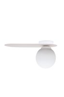 Plafonnier Blendarme Boule de verre Blanc E27 H:22 cm