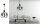 Lustre Vintage Noir E14 5 flammes Classique