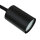 Applique murale pratique noire avec lampe de lecture GU10