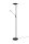Lampadaire LED à intensité variable flexible 180 cm noir Lire