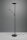 Lampadaire LED à intensité variable flexible 180 cm noir Lire