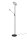 Lampadaire LED à intensité variable flexible 180 cm noir Lire