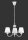 Lustre confortable tissu métal tissu E14 3-flmg