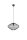 Lampe à suspendre noire Abat-jour filaire Métal E27 Ø38 cm Rétro