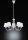Lustre résidentiel tissu métal tissu E14 5-flmg
