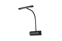 Applique LED Noir Variateur M&eacute;tal 430 lm H:35 cm
