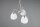 Blendarme Suspension Métal Verre Nickel Blanc E27