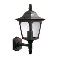 Applique Extérieur Noir Rustique IP44 Cour Maison
