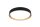 Plafonnier LED rond Ø40 cm noir or 24 W 2500 lm
