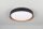 Plafonnier LED rond Ø40 cm noir or 24 W 2500 lm