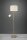 Lampadaire Abat-jour en tissu 170 cm E27 E14 laiton crème