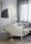 Lampadaire Abat-jour en tissu 170 cm E27 E14 laiton crème