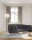 Lampadaire Tissu Métal hauteur 170 cm E27 E14 Nickel Blanc