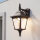 Applique murale noire Aluminium IP44 Rustique Maison