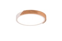 Blendarme Lampe de plafonnier LED bois rond Ø31,5...