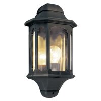 Applique ext&eacute;rieure Lanterne Noir Rustique IP44...