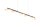 Suspension LED métal verre nickel 3 flammes 102 cm
