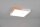 Lampe de plafonnier LED Bois 3000 K L:31,5 cm Blanc Naturel anguleux