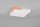 Lampe de plafonnier LED Bois 3000 K L:31,5 cm Blanc Naturel anguleux