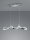 Suspension LED en chrome dimmable L:81 cm 37 W 4500 lm