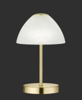 Lampe de chevet LED Touch Dimmer 280 lm en laiton