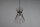 Suspension décorative noir or E27 Ø20 cm rond