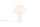 Lampe de table stylée Blanc Métal E14 32,5 cm Étoiles