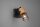 Spot mural orientable métal bois P:9 cm E14 Interrupteur