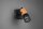 Spot mural orientable métal bois P:9 cm E14 Interrupteur