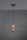 Suspension ronde bois métal Ø10 cm E27 confortable