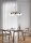 Suspension florale métal verre 5 flammes rouille antique