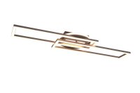 Lampe de plafonnier LED en nickel Dimmer...