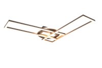 Lampe de plafonnier LED en nickel Dimmer...