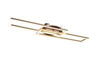 Lampe de plafonnier LED en laiton...
