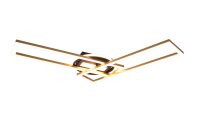 Lampe de plafonnier LED en laiton...