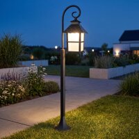Lampe dextérieur MONTREAL Noir Aluminium 116 cm