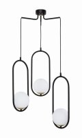 Suspension Noir Blanc NAESALA 3xE14 Lampe