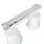 Plafonnier blanc or flexible 2 flammes E27